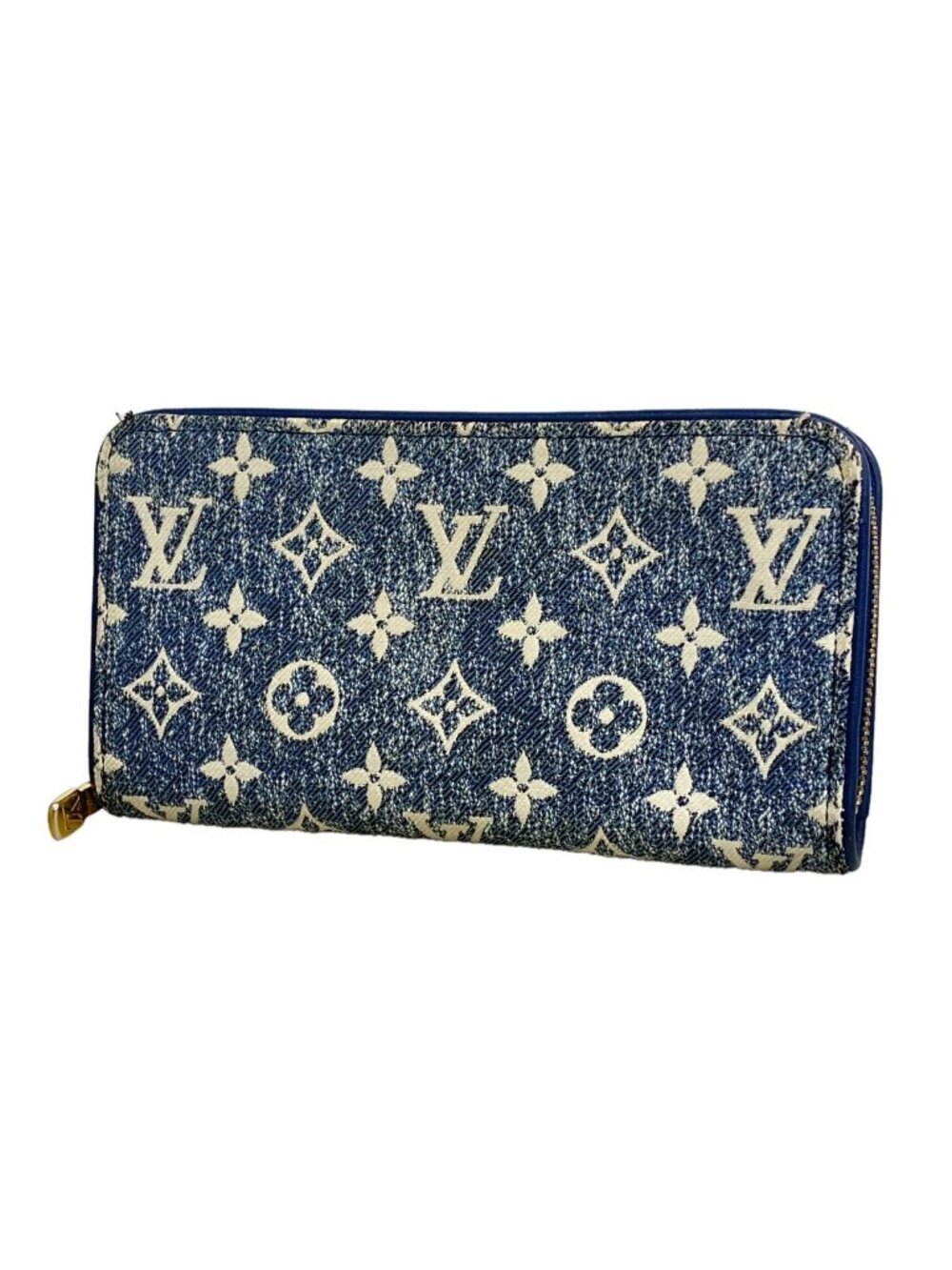 Louis Vuitton Wallet Monogram Jacquard Denim Zippy Marine